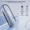 UNITEK aktyvus USB-C centras 10Gbps, M.2, HDMI, PD 100W