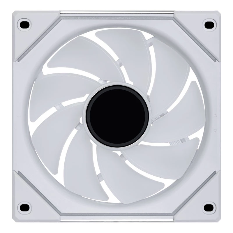 Lian Li UNI FAN SL-INF 120 UF-RSLIN120-1W korpuso ventiliatorius, 120 mm, ARGB, su atvirkštinėmis mentėmis, PWM, baltos spalvos