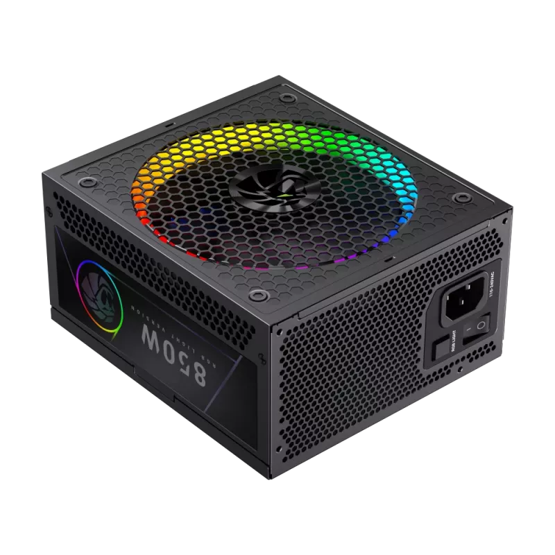 Gamemax RGB 850G 850 W maitinimo blokas, 80 PLUS Gold, modulinis