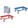 Transportinis volelis allit ProfiPlus EuroRoll OB 600 – stabilus plastikinis rėmas, mėlynas