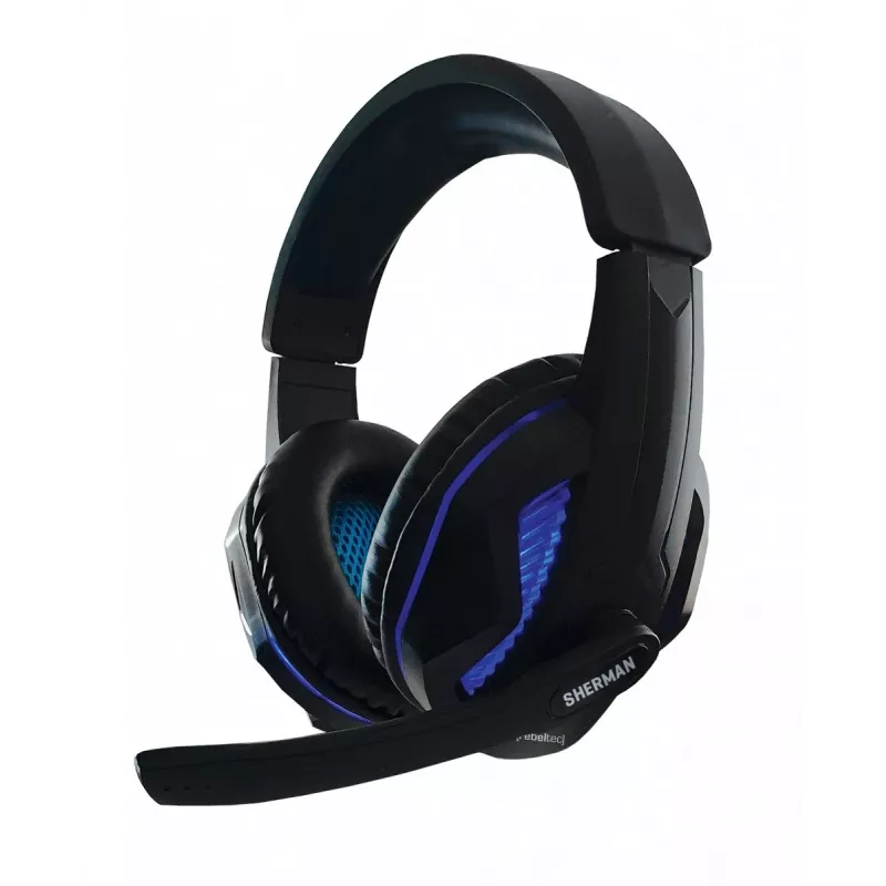 Rebeltec SHERMAN Gaming klaviatūra su pele USB QZERTY angliškas juodas