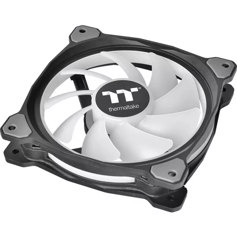 Thermaltake Riing Duo 12 RGB TT Premium Edition korpuso ventiliatorių rinkinys CL-F073-PL12SW-A, 120 mm, 3 vnt. su valdikliu, juodas