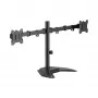 SBOX LCD-F024-3 Dvigubo monitoriaus laikiklis (17-32/2x10kg/100x100)