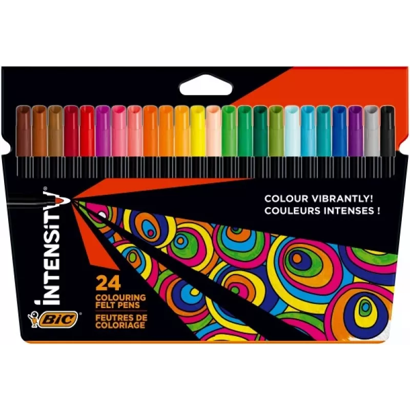 Flomasteriai BIC Intensity Up, 24 vnt., 978035