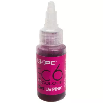 XSPC EC6 ReColour Dye UV Pink dažai aušinimo skysčiui - 30ml