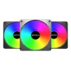 Montech GF120 V2 ARGB kompiuterio korpuso ventiliatorius 12 cm juodas 3 vnt.