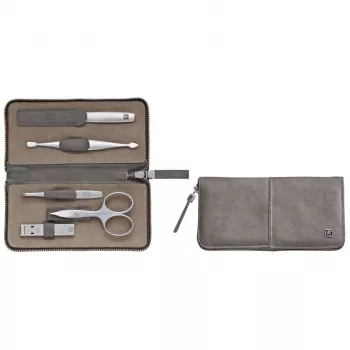 Manikiūro pedikiūro dovanų rinkinys ZWILLING 97445-005-0 nerūdijantis plienas taupe 5 aksesuarai