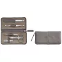 Manikiūro pedikiūro dovanų rinkinys ZWILLING 97445-005-0 nerūdijantis plienas taupe 5 aksesuarai