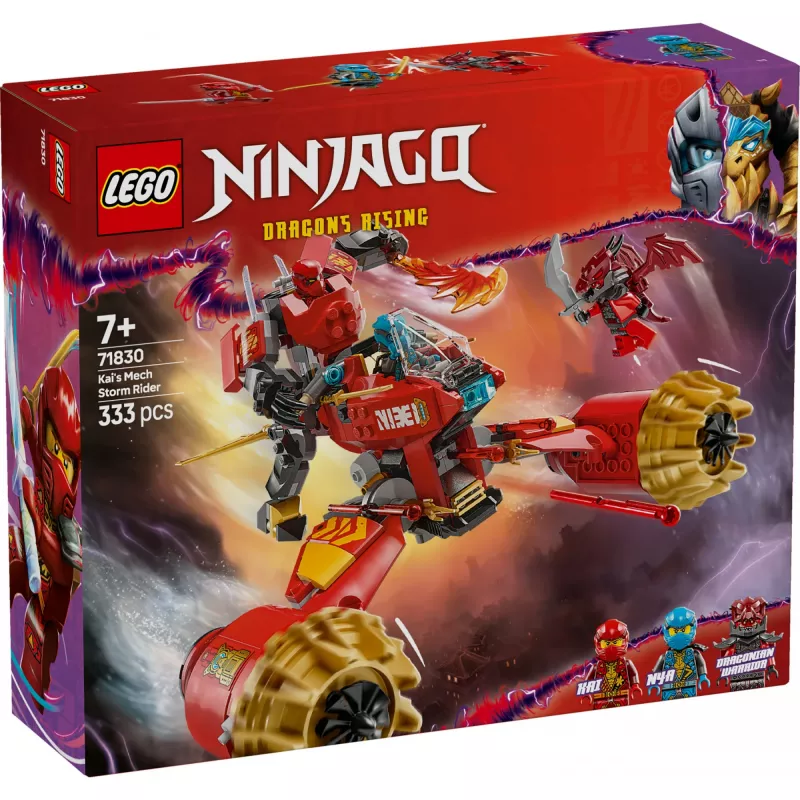 LEGO NINJAGO 71830 Kairiojo mechaninio audros raitelio rinkinys