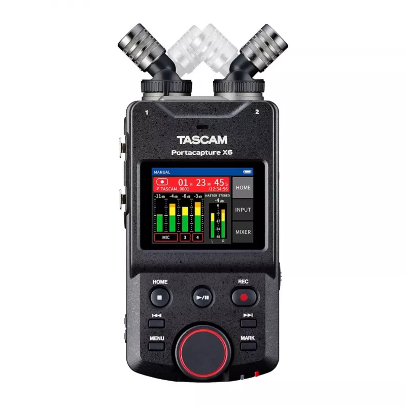 Tascam Portacapture X6 – nešiojamas aukštos raiškos daugiakanalis diktofonas