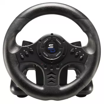 Vairas su pedalais Subsonic SA5426-NG juodas USB 180° sukimas