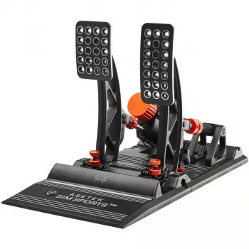 Asetek SimSports Invicta THORP II pedalų rinkinys - juodas