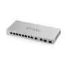 Zyxel XGS1210-12-ZZ0102F tinklo jungiklis valdomas Gigabit Ethernet (10/100/1000) pilka
