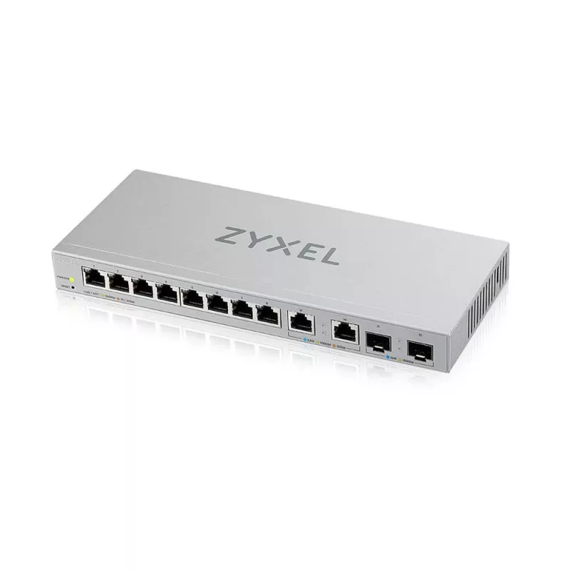 Zyxel XGS1210-12-ZZ0102F tinklo jungiklis valdomas Gigabit Ethernet (10/100/1000) pilka
