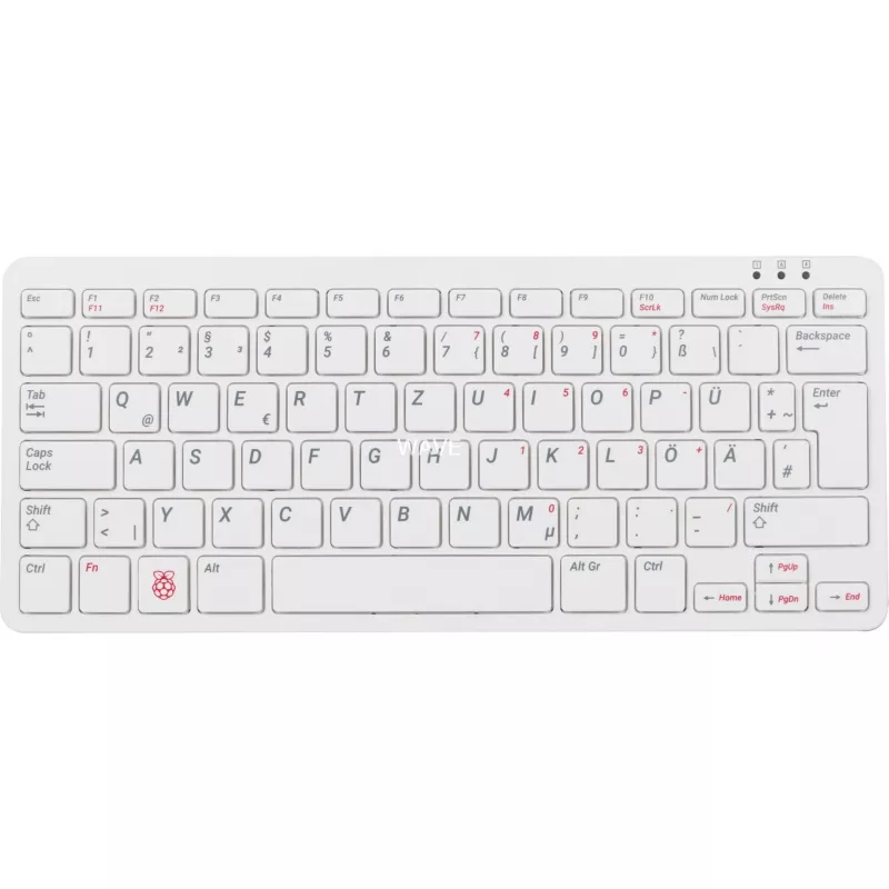 Laidinė USB klaviatūra Raspberry PI KEYBOARD DE RB-TASTA01W – vokiškas išdėstymas