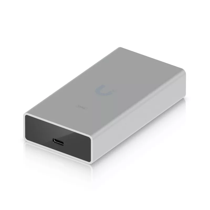 Eterneto adapteris UBIQUITI UACC-Adapter-RJ45-USBC-10GE, USB‑C į RJ45, 10 Gbps, juodai pilkas