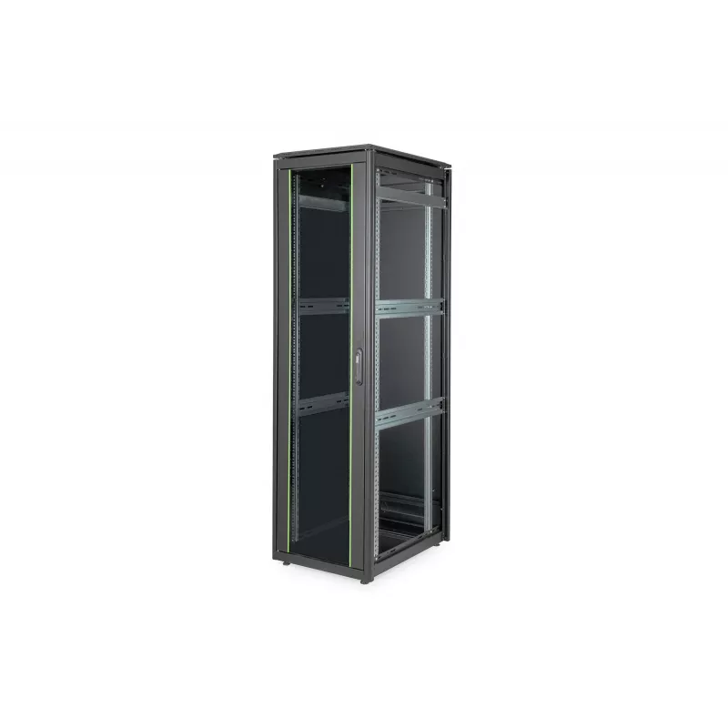 Laisvai pastatomas stovas Digitus DN-19 42U-6/8-B-1, 42U, 600x800 mm, juodas