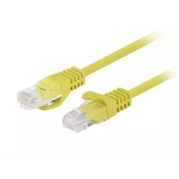 PATCHCORD Cat.5E UTP 1m geltonas FLUKE PASSED LANBERG 10 vnt.