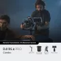Rankinis kameros stabilizatorius DJI RS 4 Pro juodos anglies pluošto 360° pan