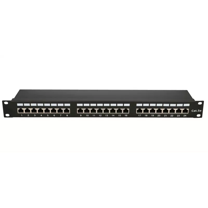 Patch Panel Extralink CAT5E STP V2 24 prievadai