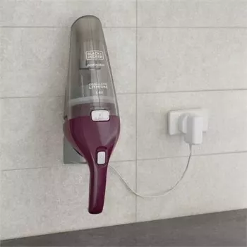 Rankinis dulkių siurblys Black & Decker NVC115W Pilka, Violetinė, Be maišelio