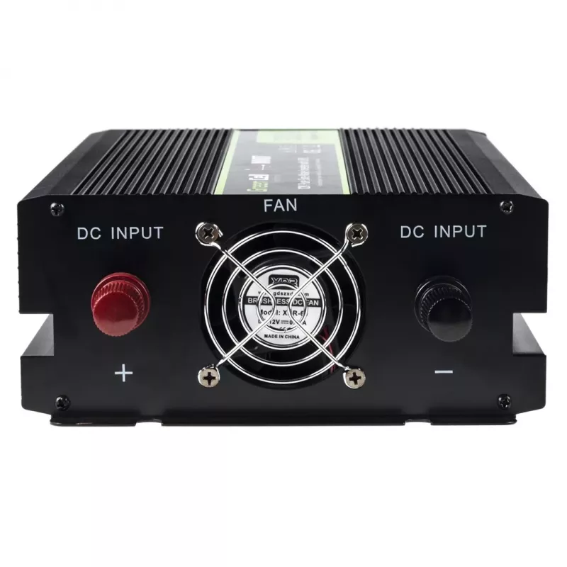 Keitiklis Green Cell INV07, nuo 12 V DC į 230 V AC, 300 W, grynas sinusas, juodas