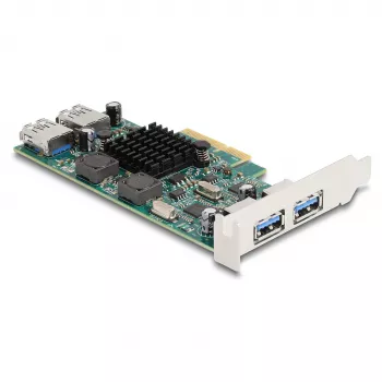 DeLOCK PCI Express x4 kortelė su 2 x USB 5 Gbps Type-A ir 2 x vidiniais USB