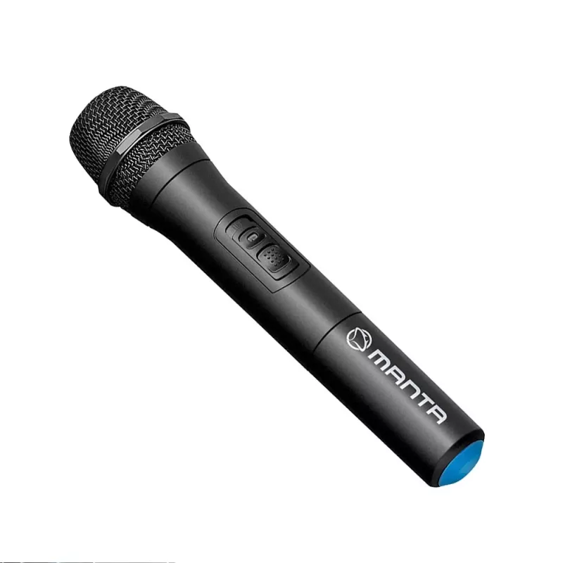 Nešiojama karaoke kolonėlė MANTA SPK5021PRO 80W RMS, 12 col. žemų dažnių garsiakalbis, Bluetooth, baterija iki 5 val., SD/USB, mikrofono ir gitaros įėjimai