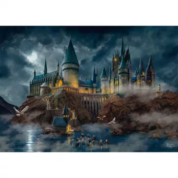 Thomas Kinkade Studios Wizarding World Harry Potter - Hogwarts pilis, dėlionė 1000 dalių