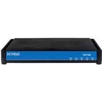 VoIP analoginis adapteris MITEL TA7104 (modelis 51309162) be maitinimo laido