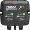 Baterijų kroviklis NOCO GENIUS2X2 4A 2 kanalų, bendra 4A srovė, du nepriklausomi išėjimai