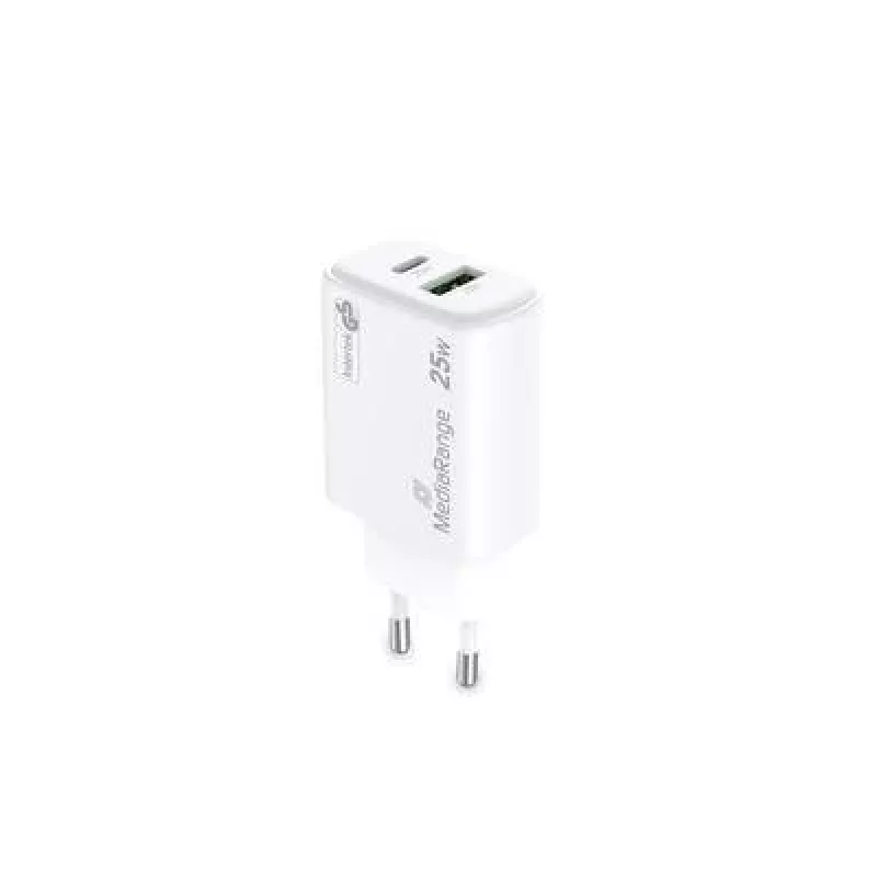Maitinimo adapteris USB/USB-C 25W/FAST MRMA112-2 Mediarange