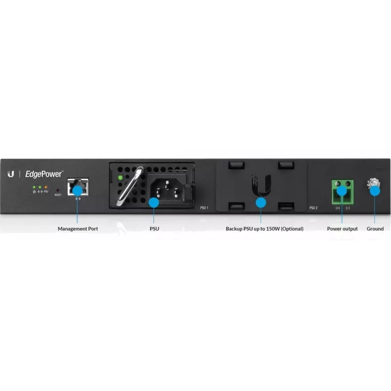 Maitinimo blokas UBIQUITI EP-54V-150W 150 W, AC 100–240 V, 50–60 Hz, juodas