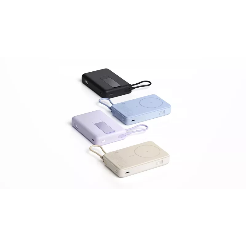 Power bankas Xiaomi BHR08P9GL 5900 mAh Li‑Ion, belaidis įkrovimas, USB‑C, pilka