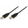 Logilink USB laidas – USB A (vyriškas) iki USB A (vyriškas) – 3 m – juodas (CU0040)