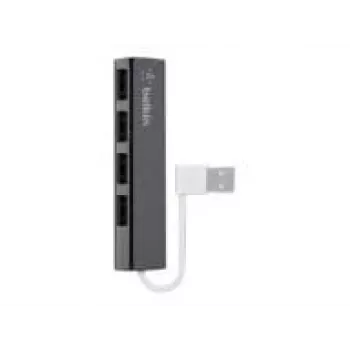 USB 2.0 keturių prievadų šakotuvas Belkin F4U042BT, 480 Mbit/s, juodos spalvos