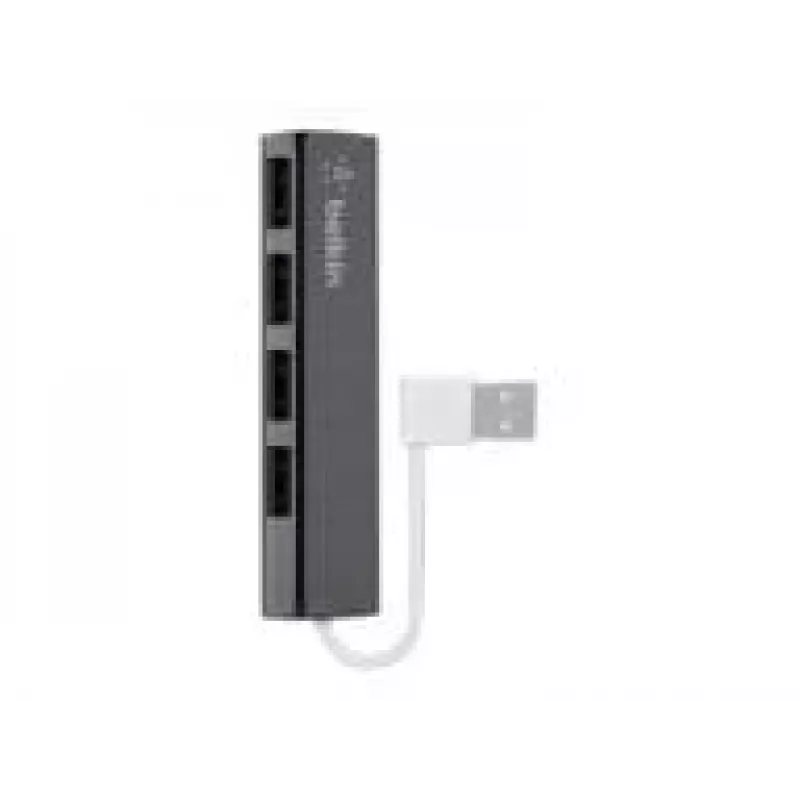 USB 2.0 keturių prievadų šakotuvas Belkin F4U042BT, 480 Mbit/s, juodos spalvos