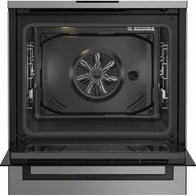 BEKO viryklė FBMA61330GXDT – dujinė kaitlentė, elektrinė orkaitė, 72 L, nerūdijantis plienas