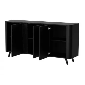 Cama VOLARE komoda 151 x 39 x 75 cm juodas