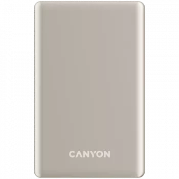 Canyon OnPower 505 – Powerbankas 5000 mAh, USB-C PD 20W, belaidis magnetinis įkrovimas