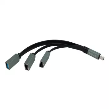 USB-C 3.1 3 prievadų USB šakotuvas