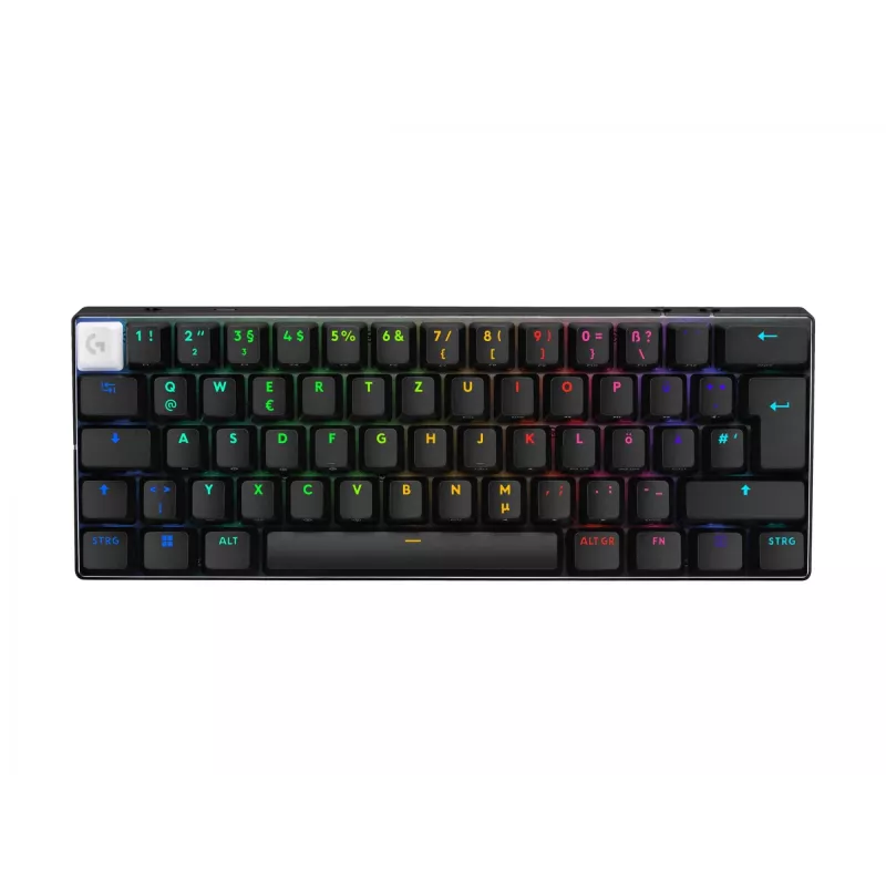 Klaviatūra Logitech G PRO X 60 žaidimams USB RF Wireless Bluetooth QWERTY US International balta
