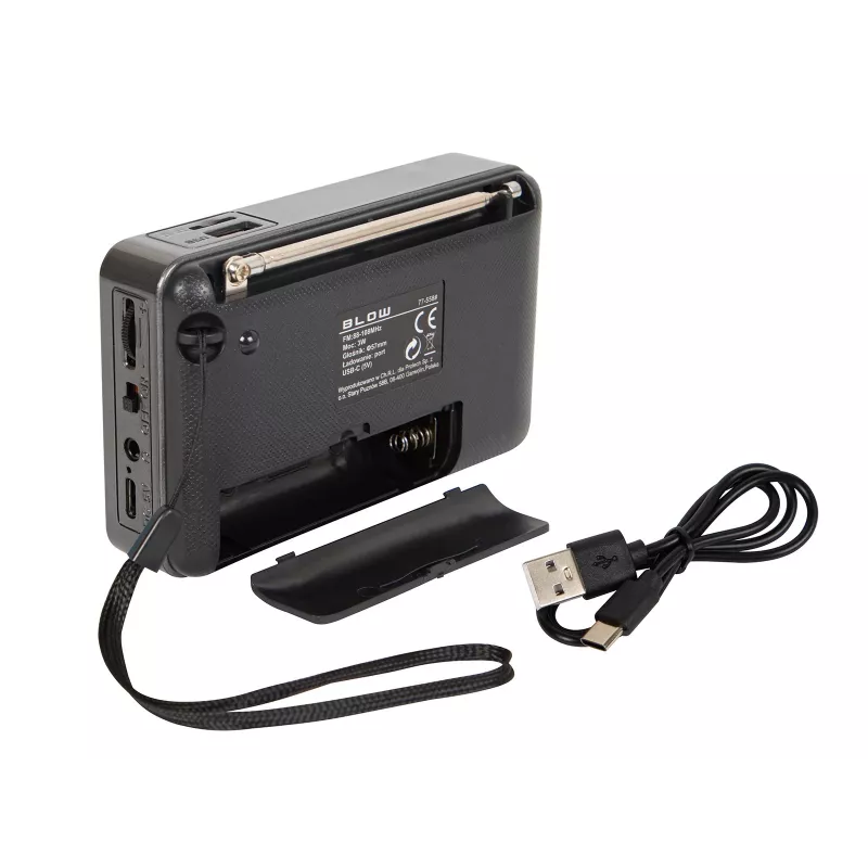Nešiojamas analoginis AM/FM Bluetooth radijas BLOW RA18