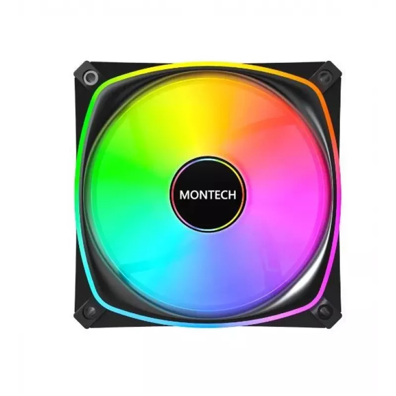 MONTECH AX120 PRO Black 120mm ARGB 3 rinkinys