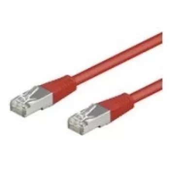 Wentronic Goobay CAT 5e jungiamasis laidas, SF/UTP, raudonas, 20 m – CCA vario mišinys (68039)