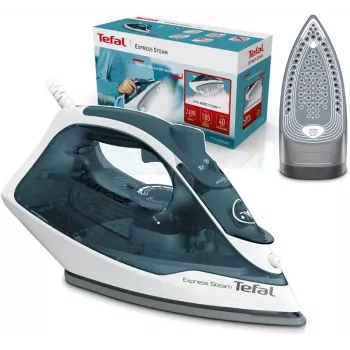 Tefal FV2839 lygintuvas sausam ir garų lyginimui, Cerilium padas, 2400 W, mėlyna, balta