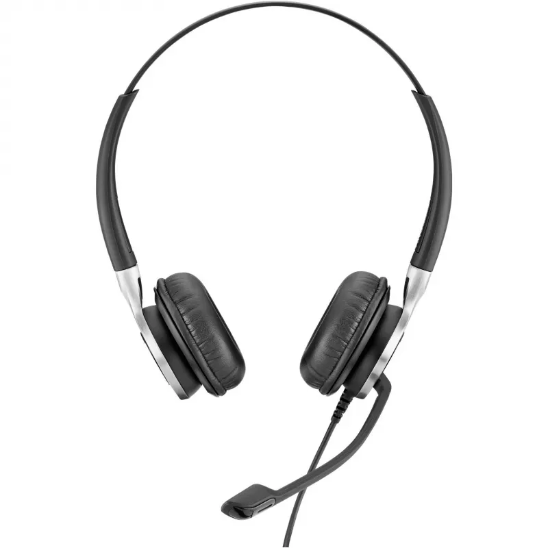 EPOS IMPACT SC 635 USB-C ausinės – ant ausų – laidinės – 3,5 mm kištukas, USB-C – juodos, sidabrinės (1000650)