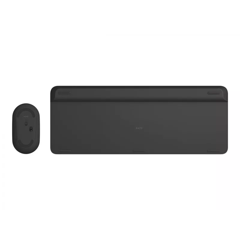 Belaidis klaviatūros ir pelės rinkinys Logitech MK470 Slim Combo (grafitas)