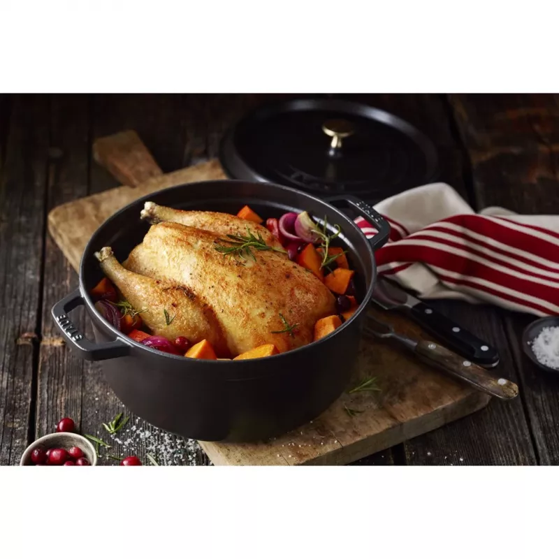 Ketaus troškinimo indas ZWILLING STAUB LA COCOTTE 5,25 L apvalus, emaliuotas, su dangčiu