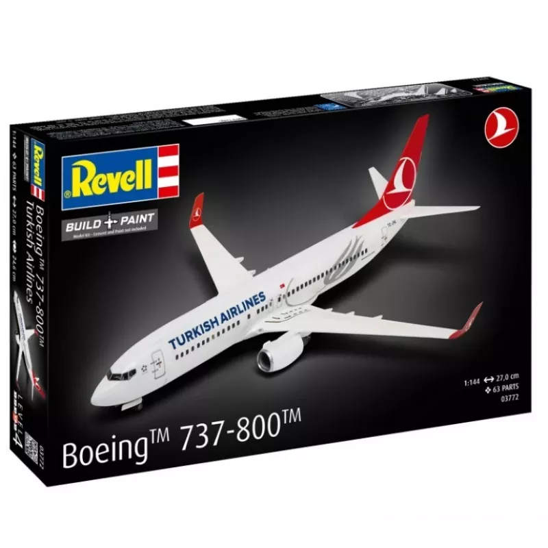 Plastikinis modelis REVELL Boeing 737-800 Turkish Air 1:144